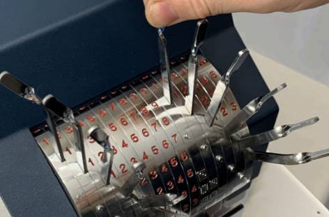 marcatrice professionale, seleziona rulli 998/N